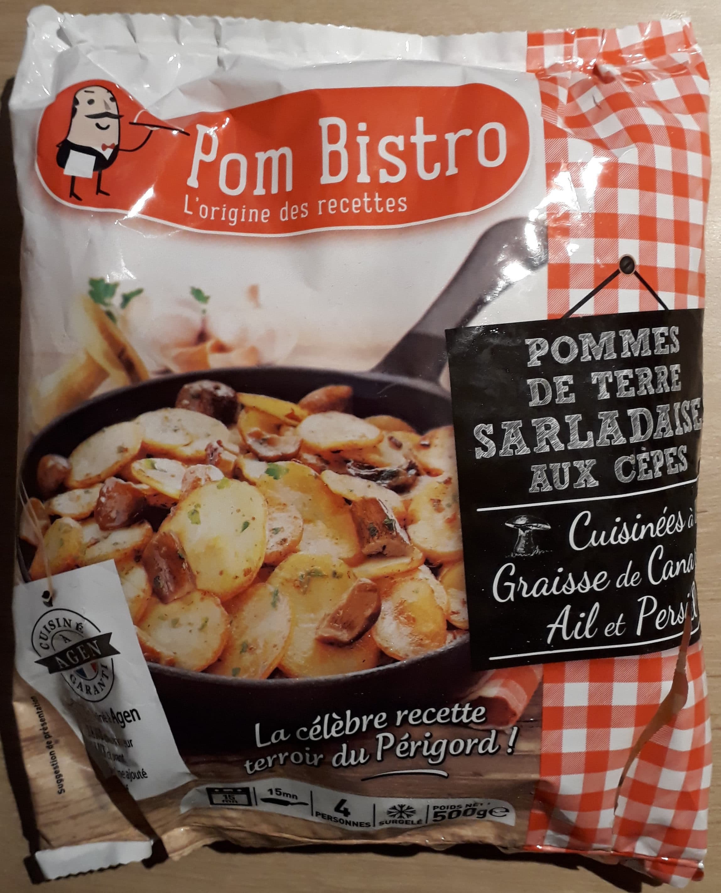 Pom Bistro Pommes de terre sarladaise et ses généreux cèpes packshot