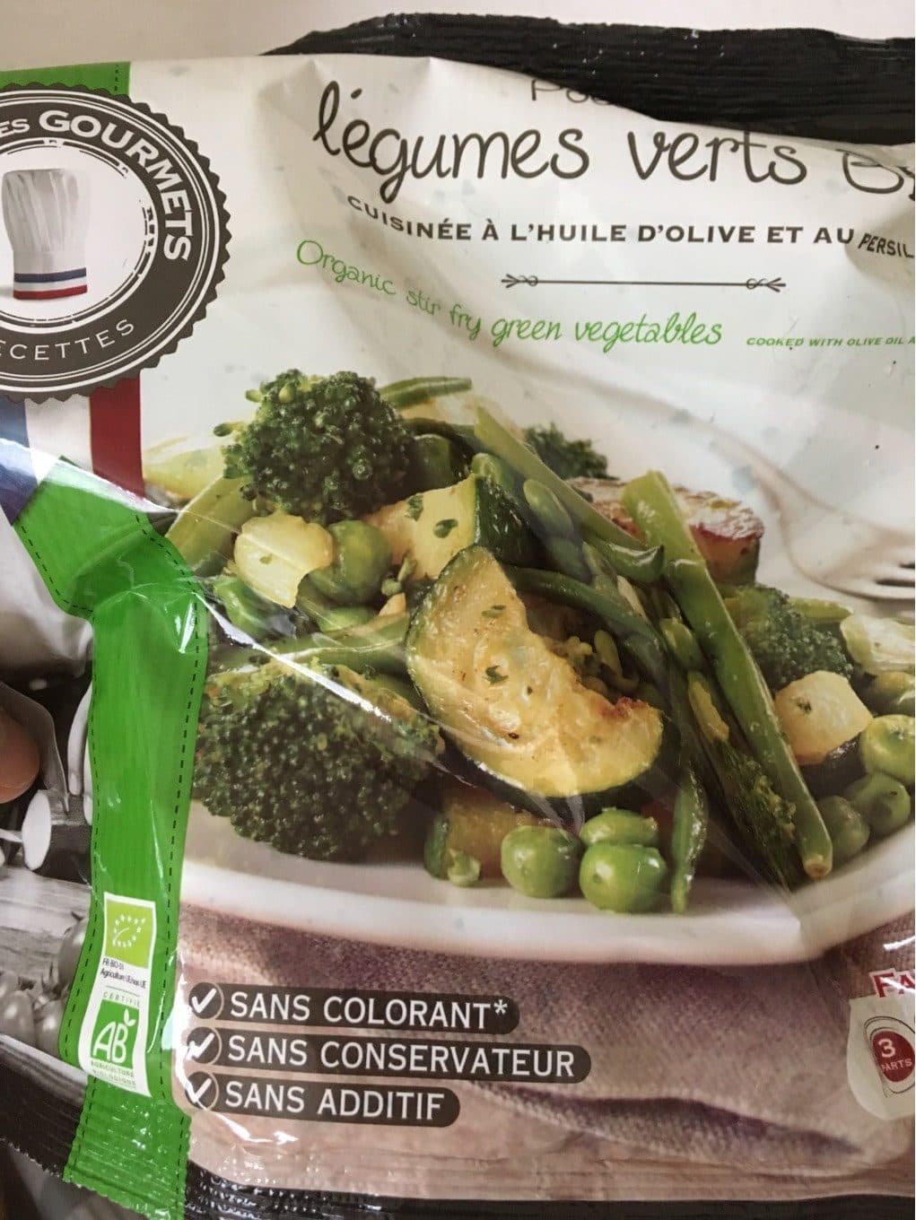Ferme des Gourmets Poelé de legume verts bio packshot