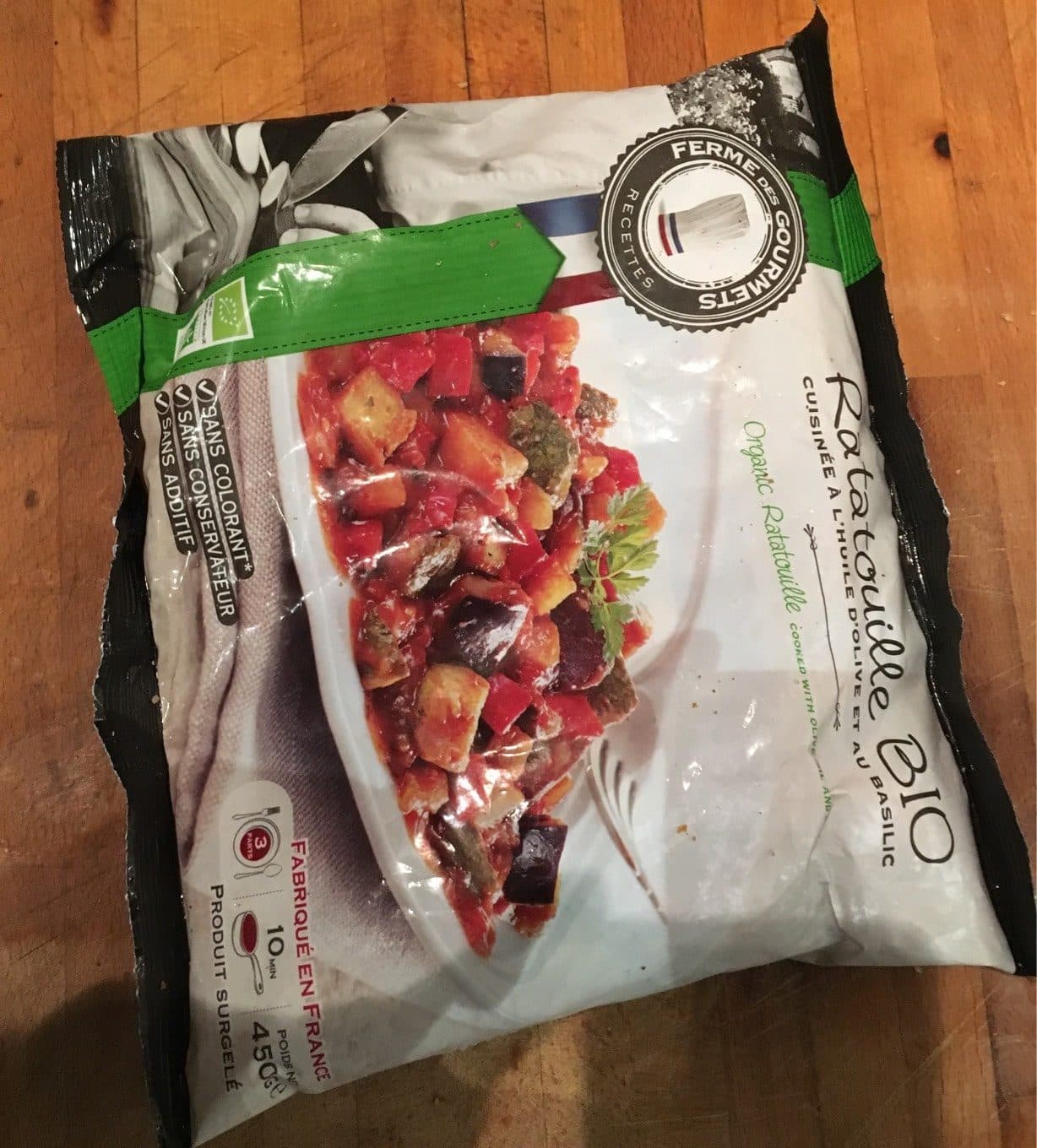 AQUITAINE BIOLOGIE - La Ferme des Gourmets Ratatouille Bio cuisinée à l'huile d'olive et basilic packshot