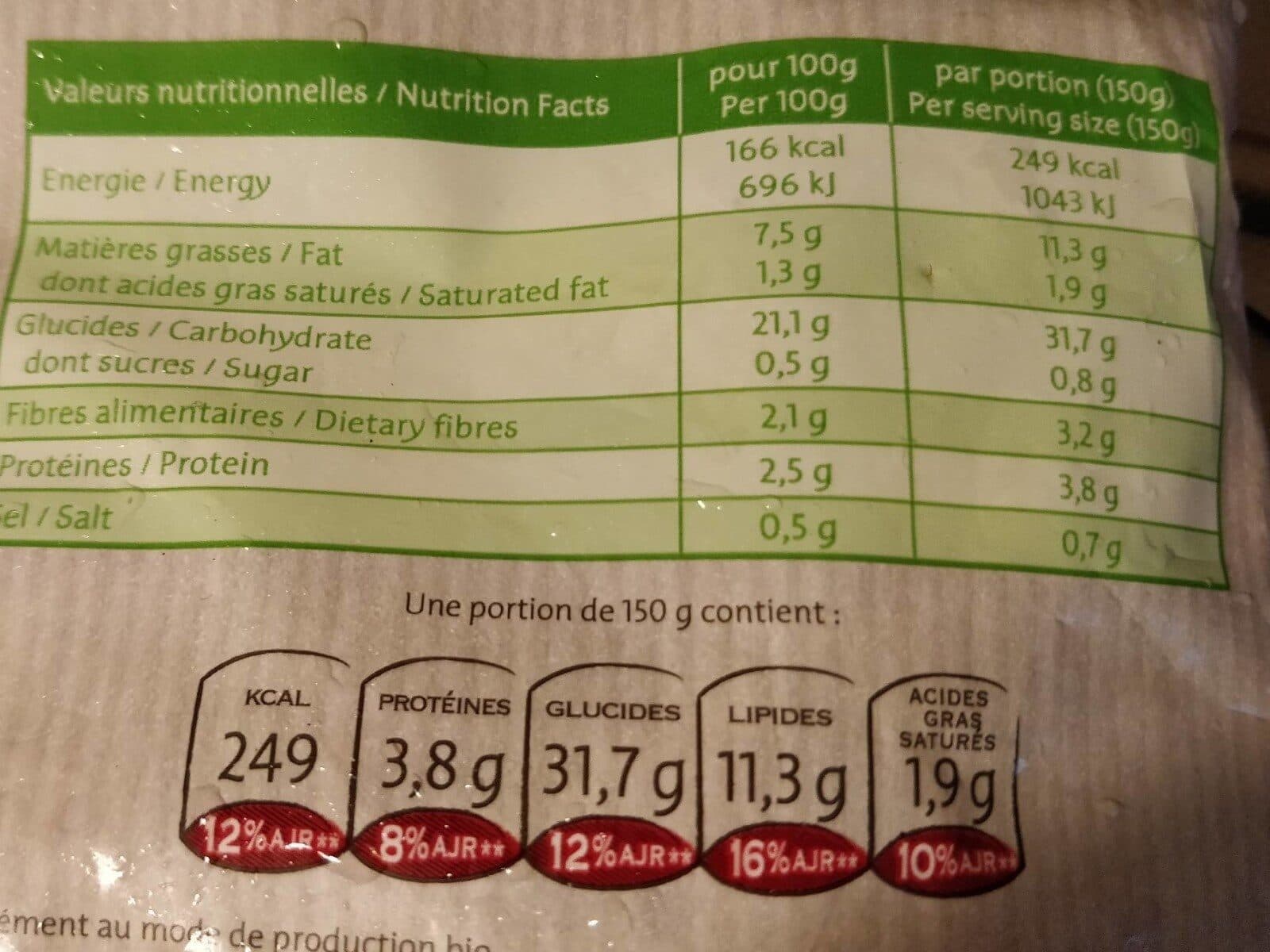 Ferme Des Gourmets Poelee de pomme de terre Paysanne BIO packshot