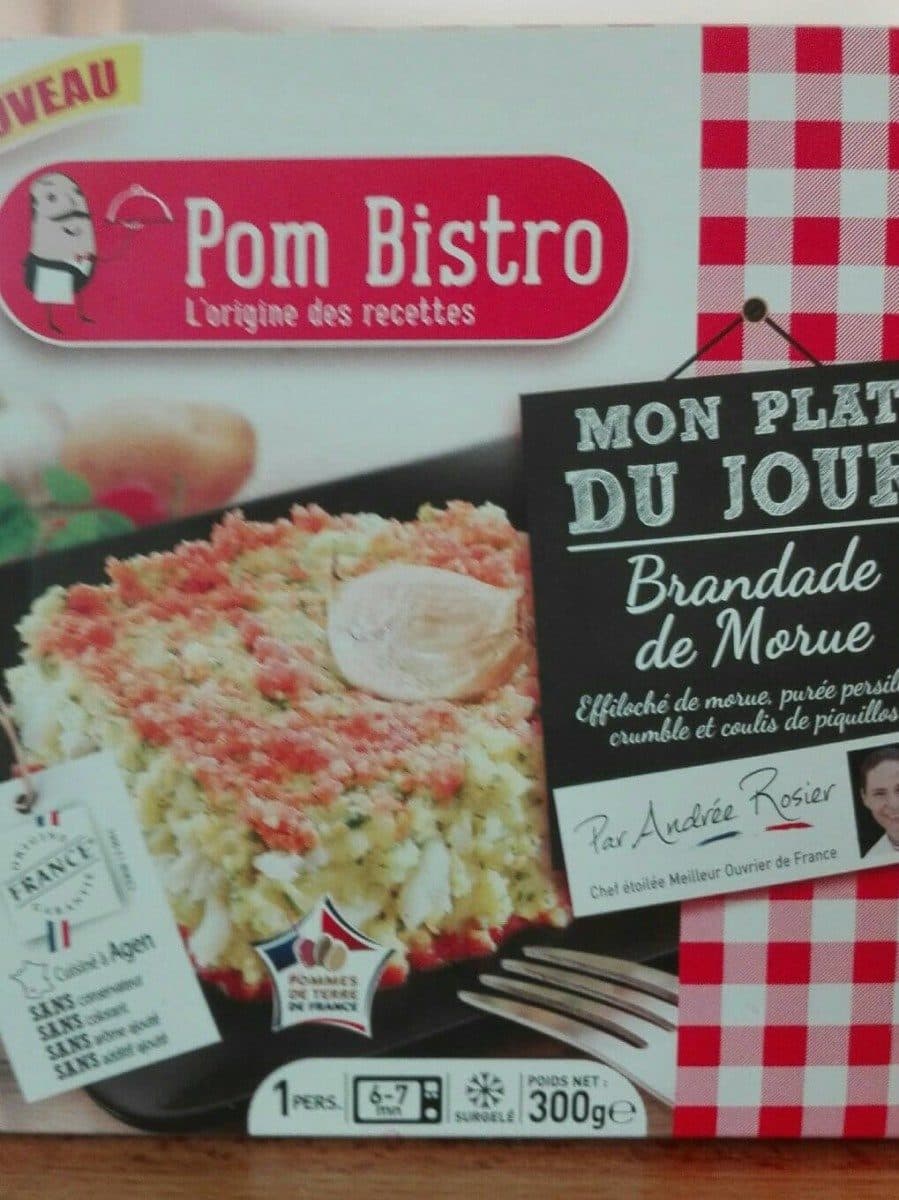 Pom Bistro Brandade de morue packshot