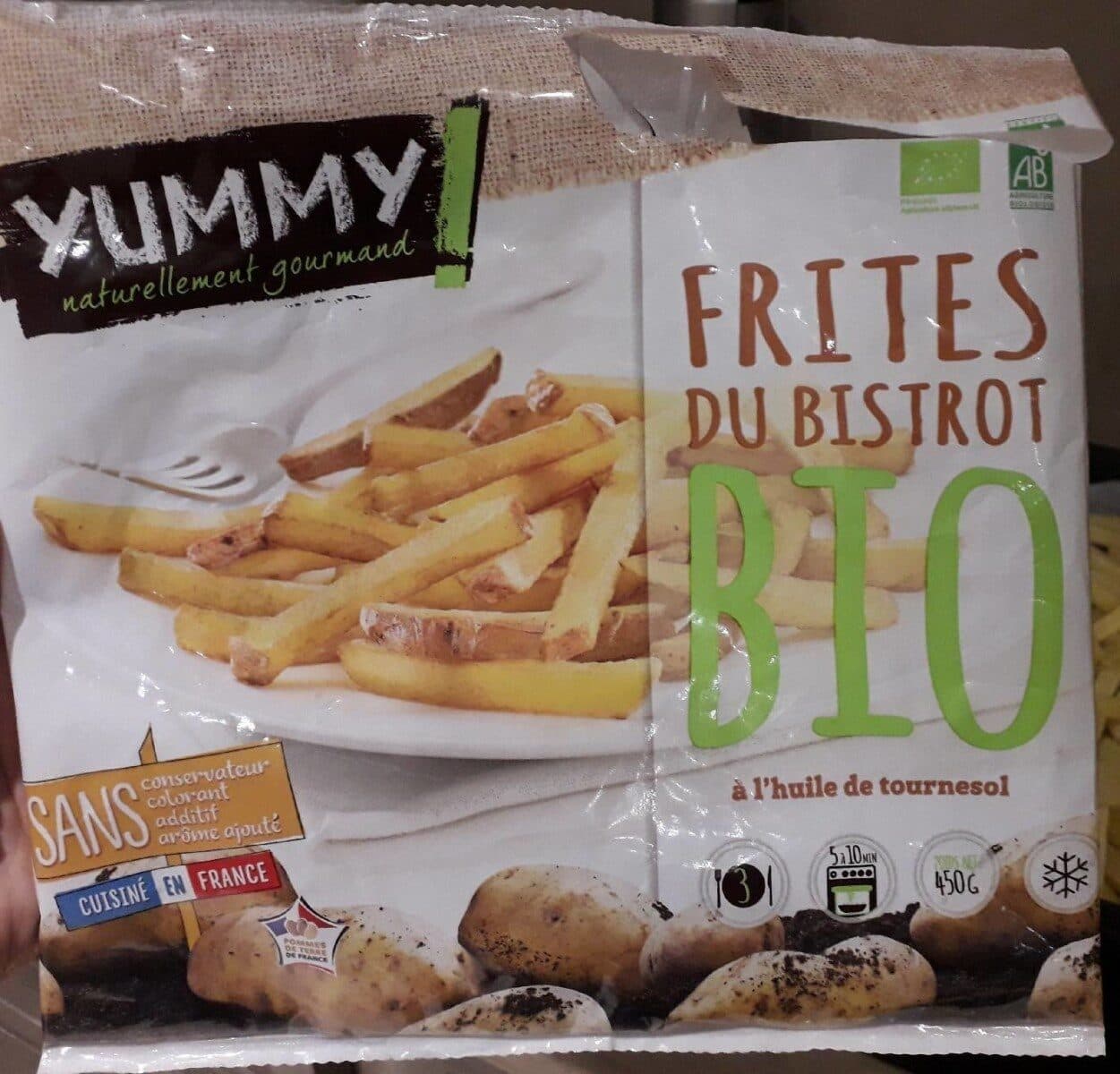 yummy Frites du bistrot Bio à l'huile de tournesol packshot