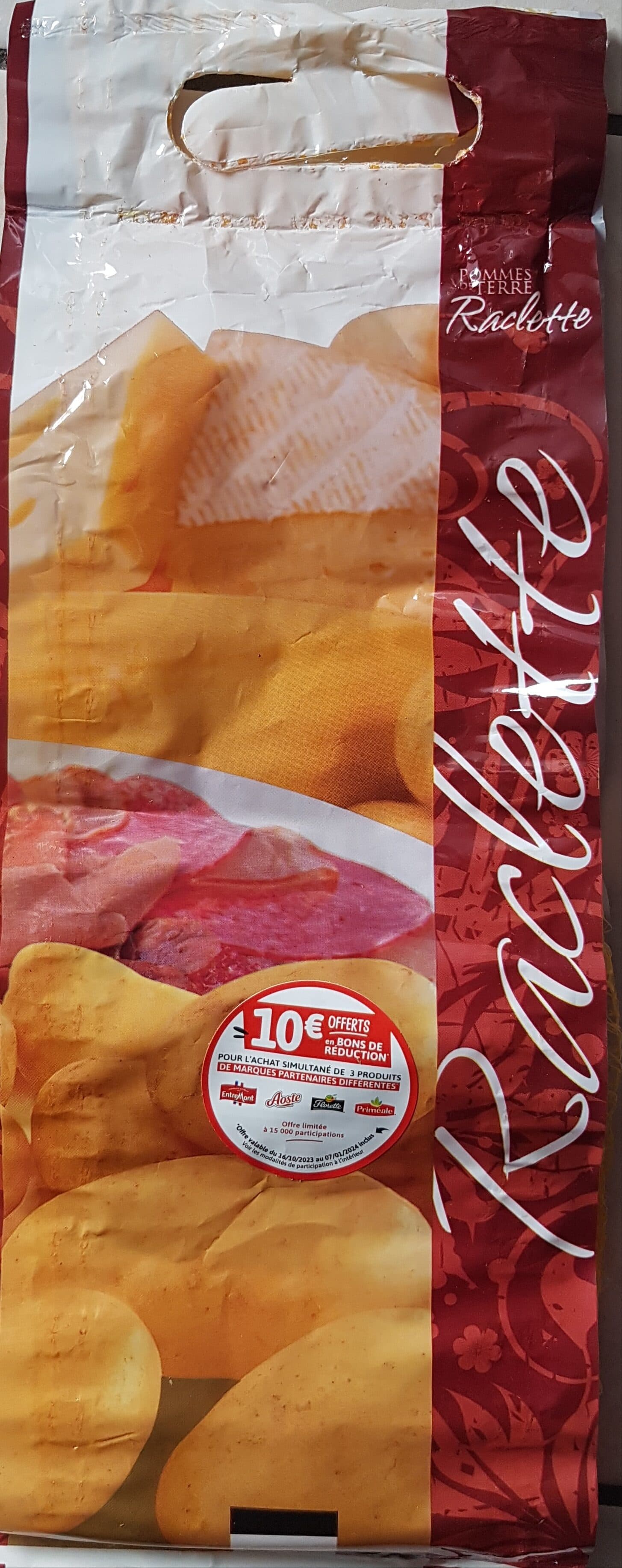 Open Food Facts Pomme de terre raclette 2,5kg variété annabelle calibre 35/55mm packshot