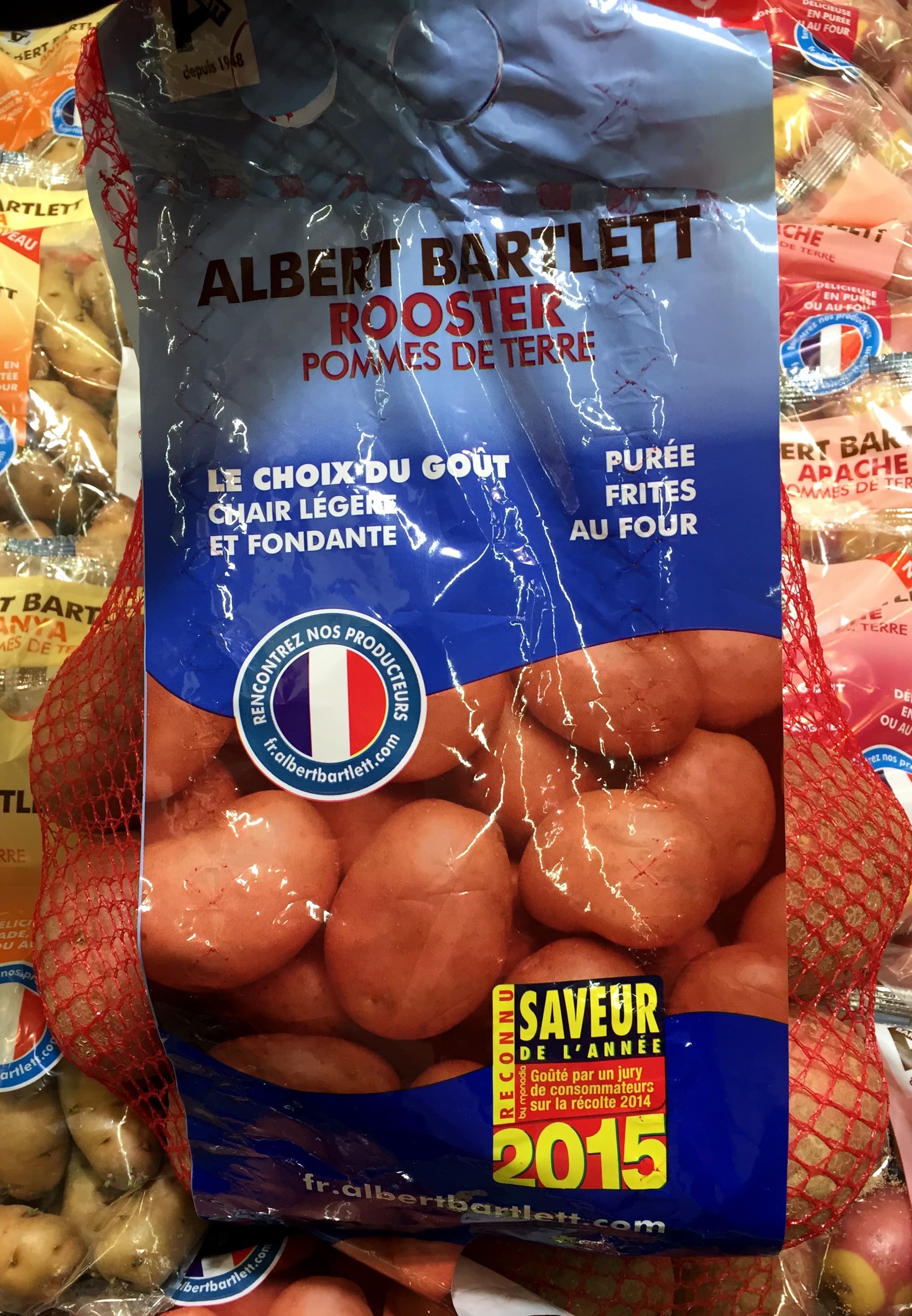 Albert Bartlett Pommes de terre Rooster packshot
