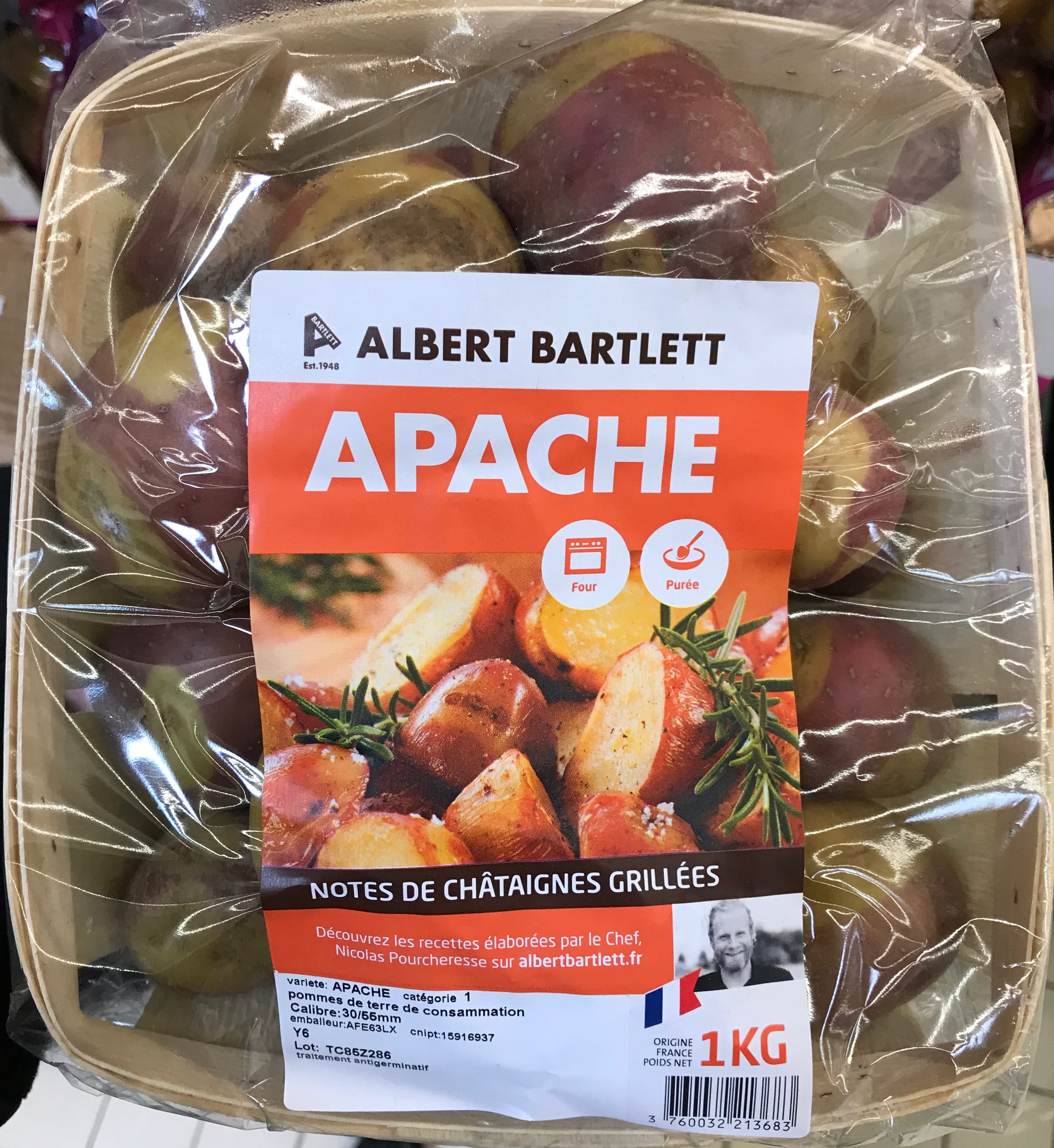 Albert Bartlett Apache - Pommes de terre packshot