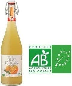 Open Food Facts Bulles D'orange Bio, Boisson Gazeuse à L'orange. packshot