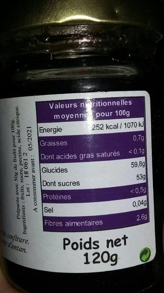 Le Chaudron Basque Confiture de Cerises noires packshot