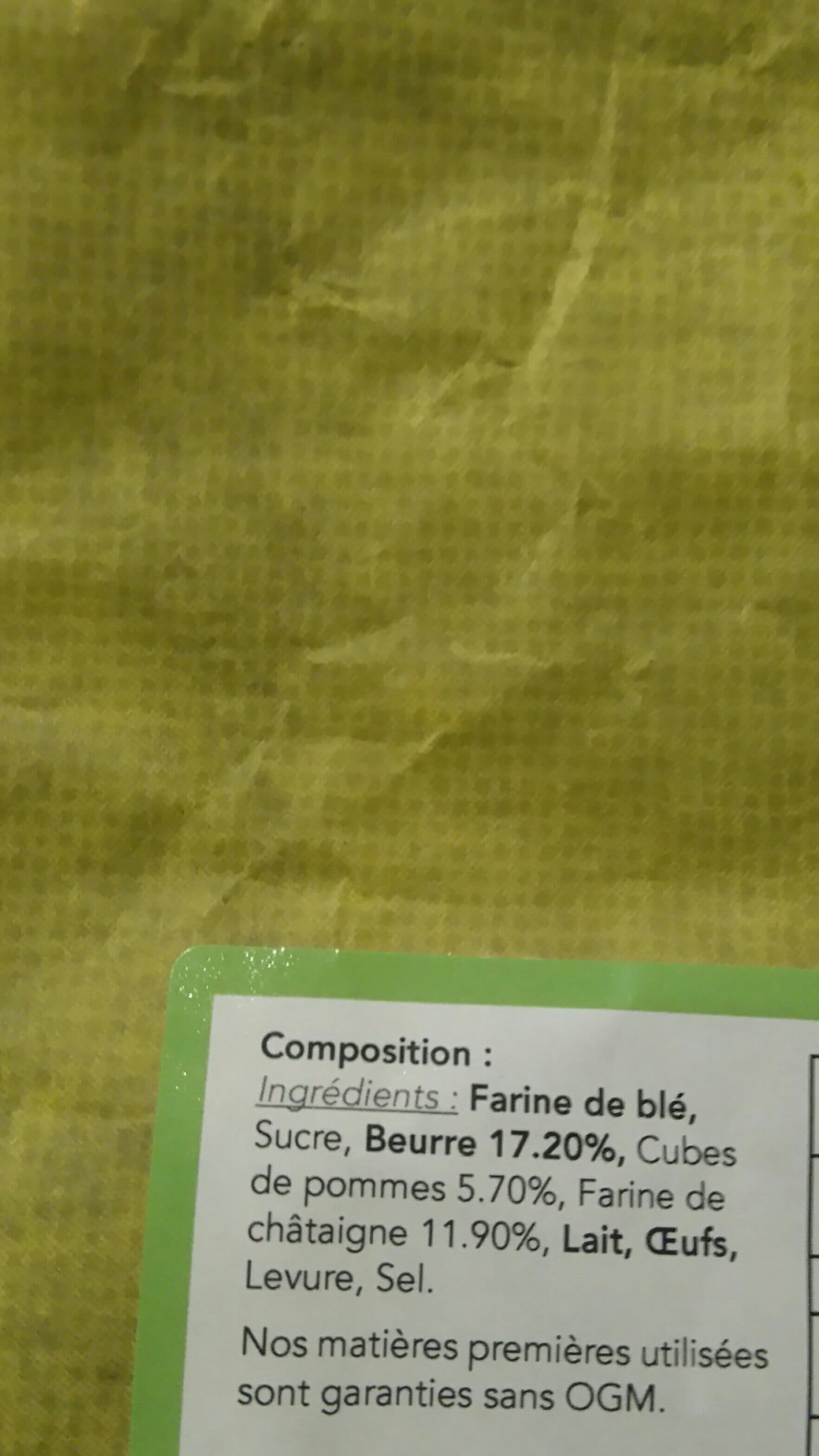 Saveurs Du Plateau Croquant Pomme Chataigne packshot