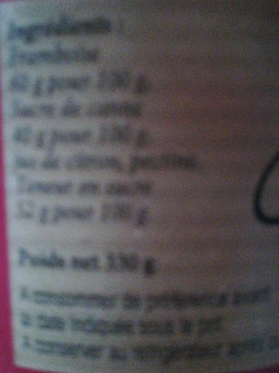 Open Food Facts Confiture de framboise packshot