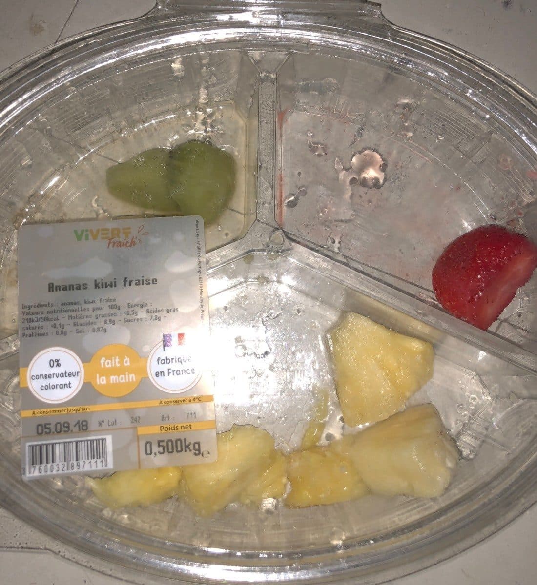 Open Food Facts Ananas kiwi fraise packshot