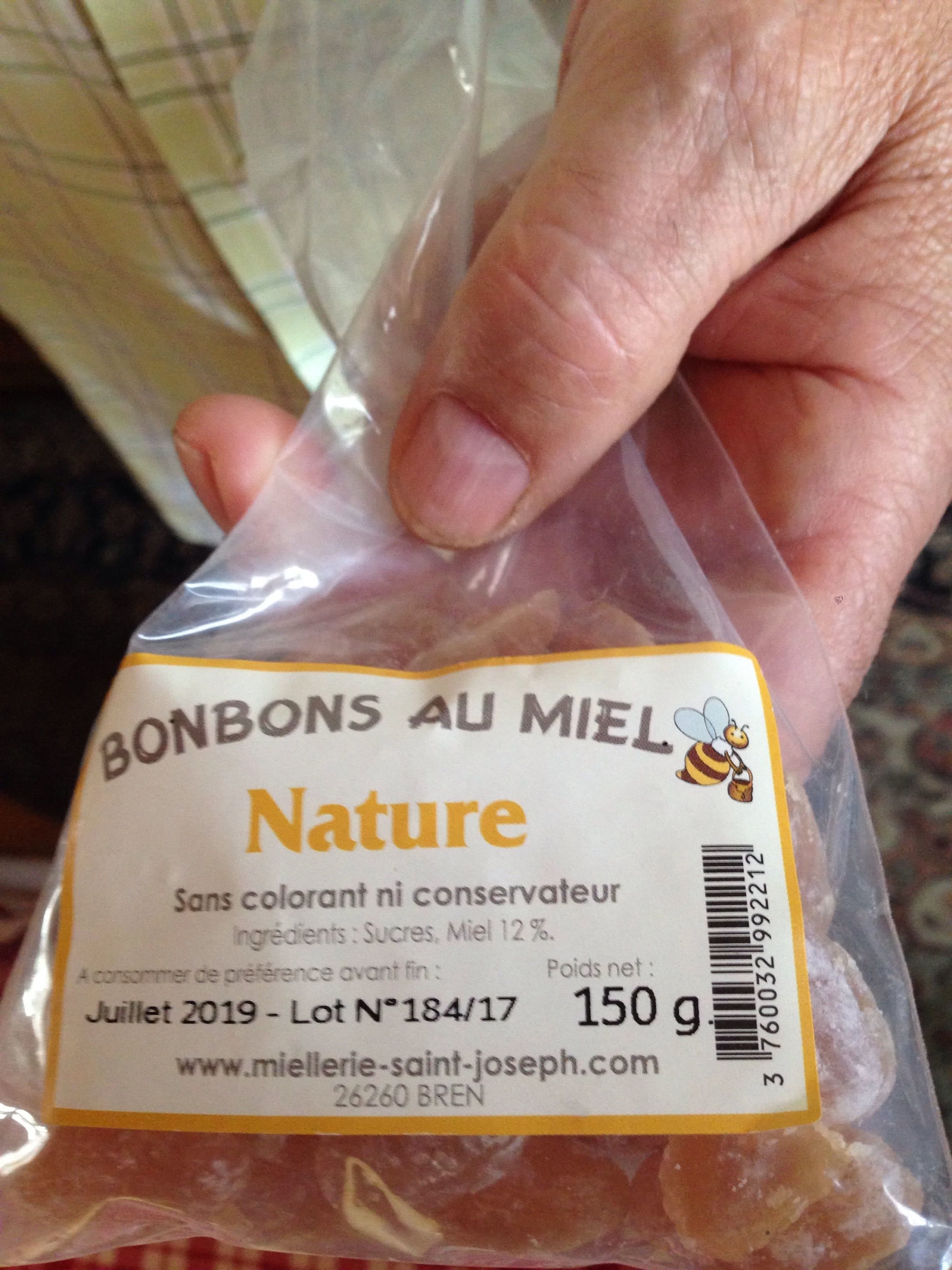 Open Food Facts Bonbons au miel Nature packshot