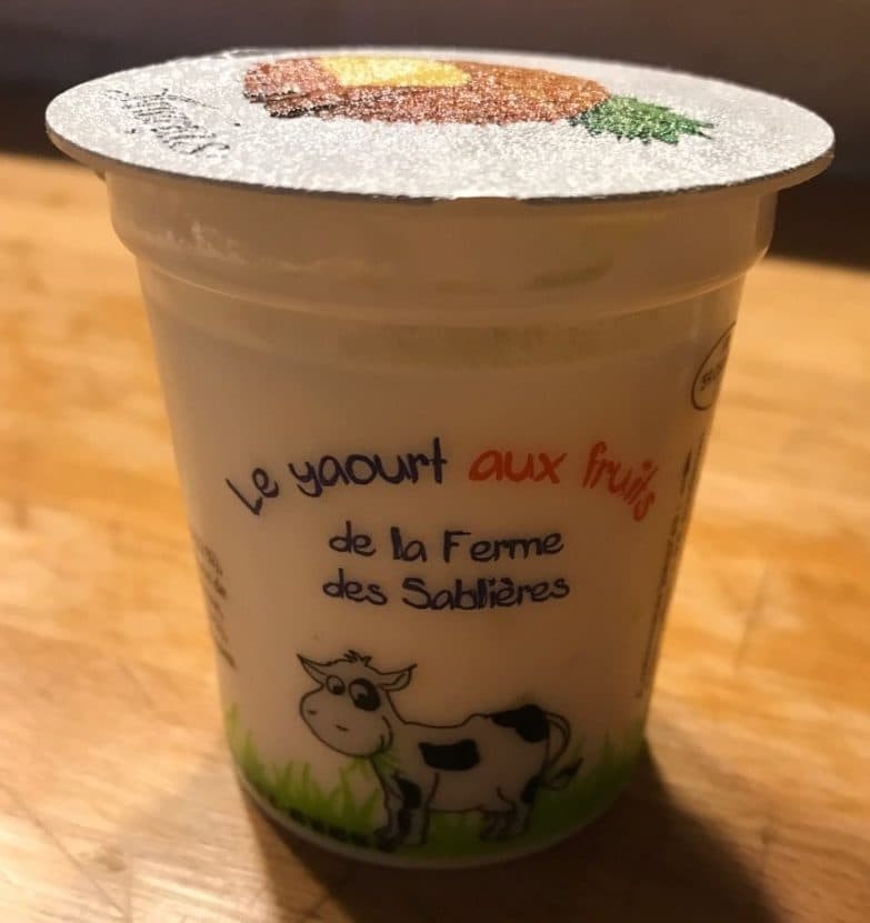 La Ferme des Sablières Yaourt aux fruits de la ferme des sablières packshot