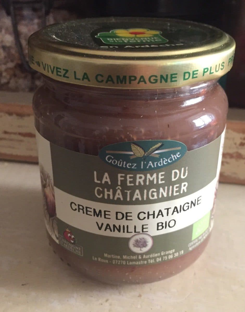 La Ferme du Châtaignier Creme de chataigne vanille bio packshot