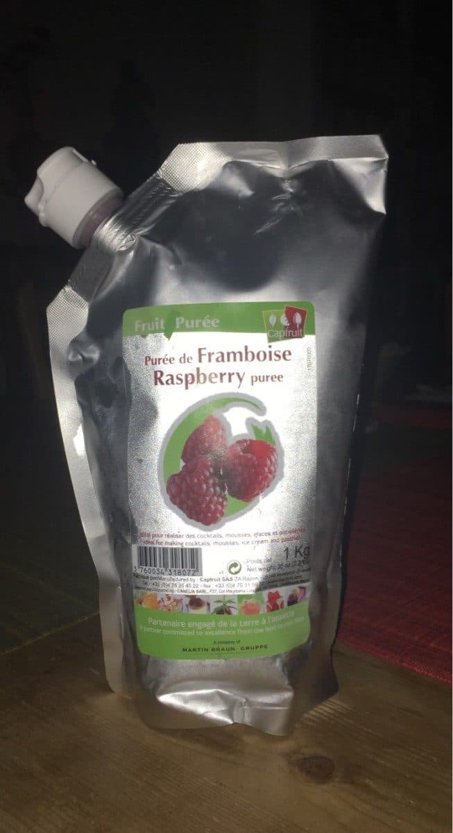 Open Food Facts Puree de framboise packshot