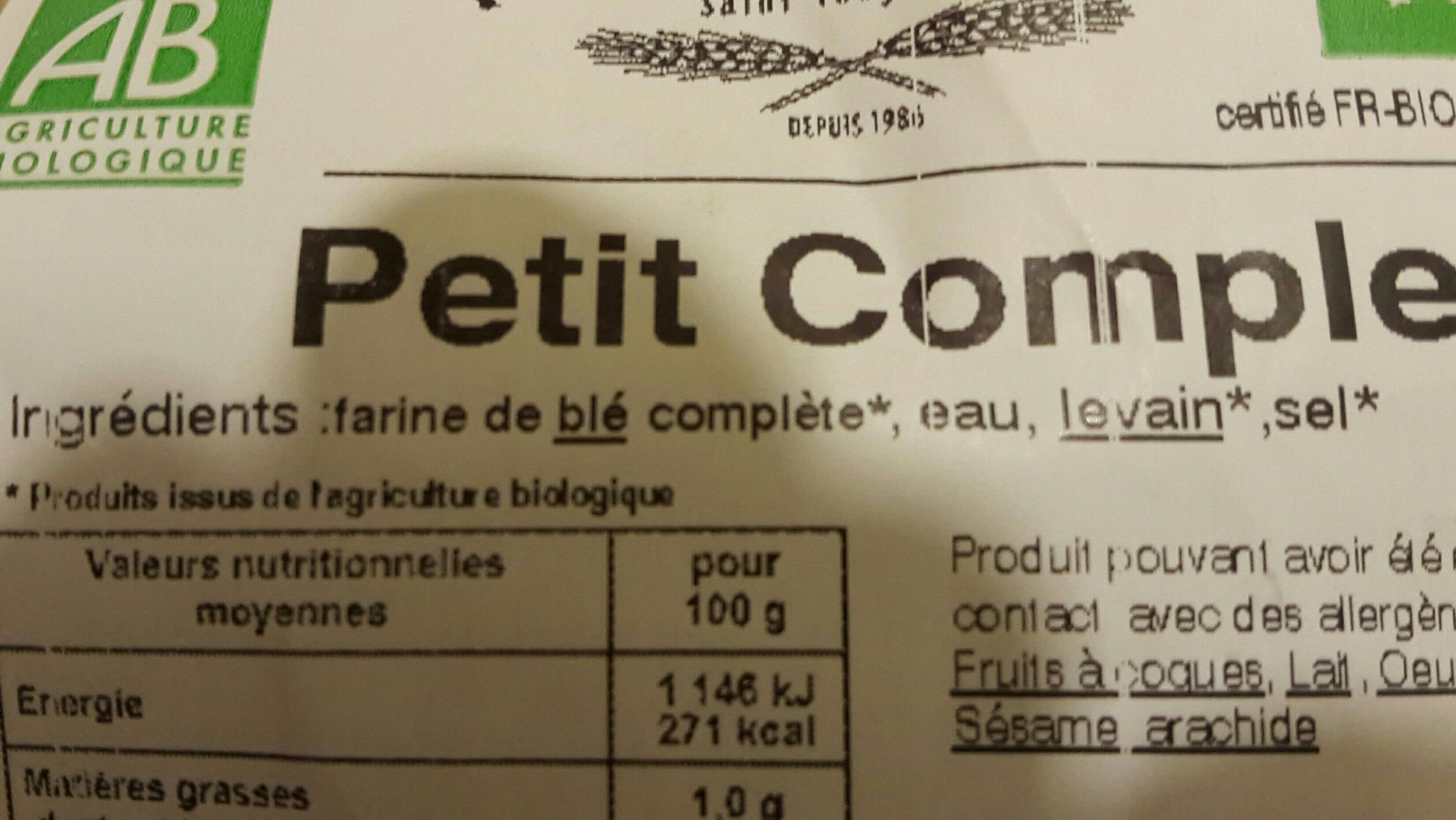 Canevet Pain complet packshot