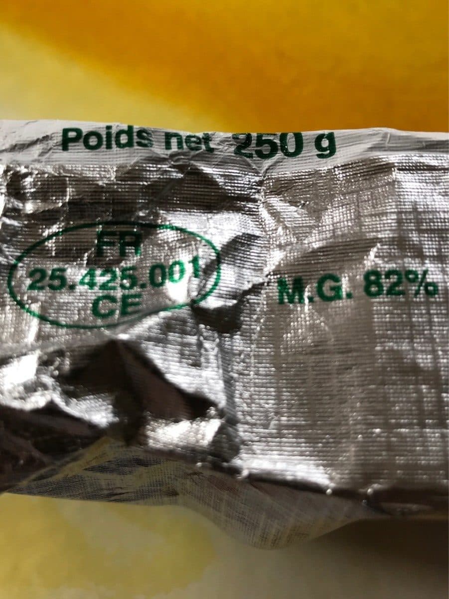 Open Food Facts Beurre packshot