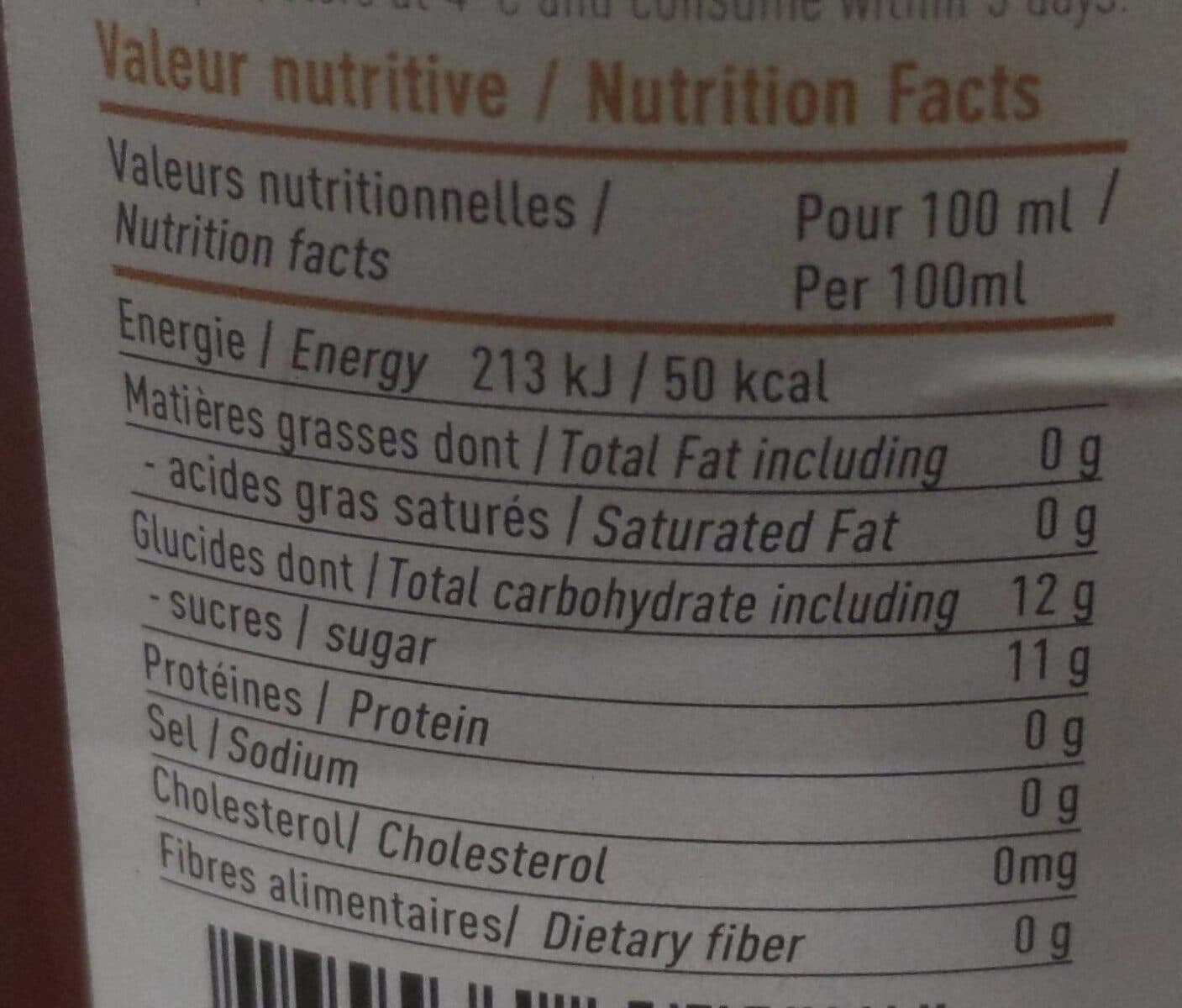 Open Food Facts Pur Jus de Pomme & Framboise packshot