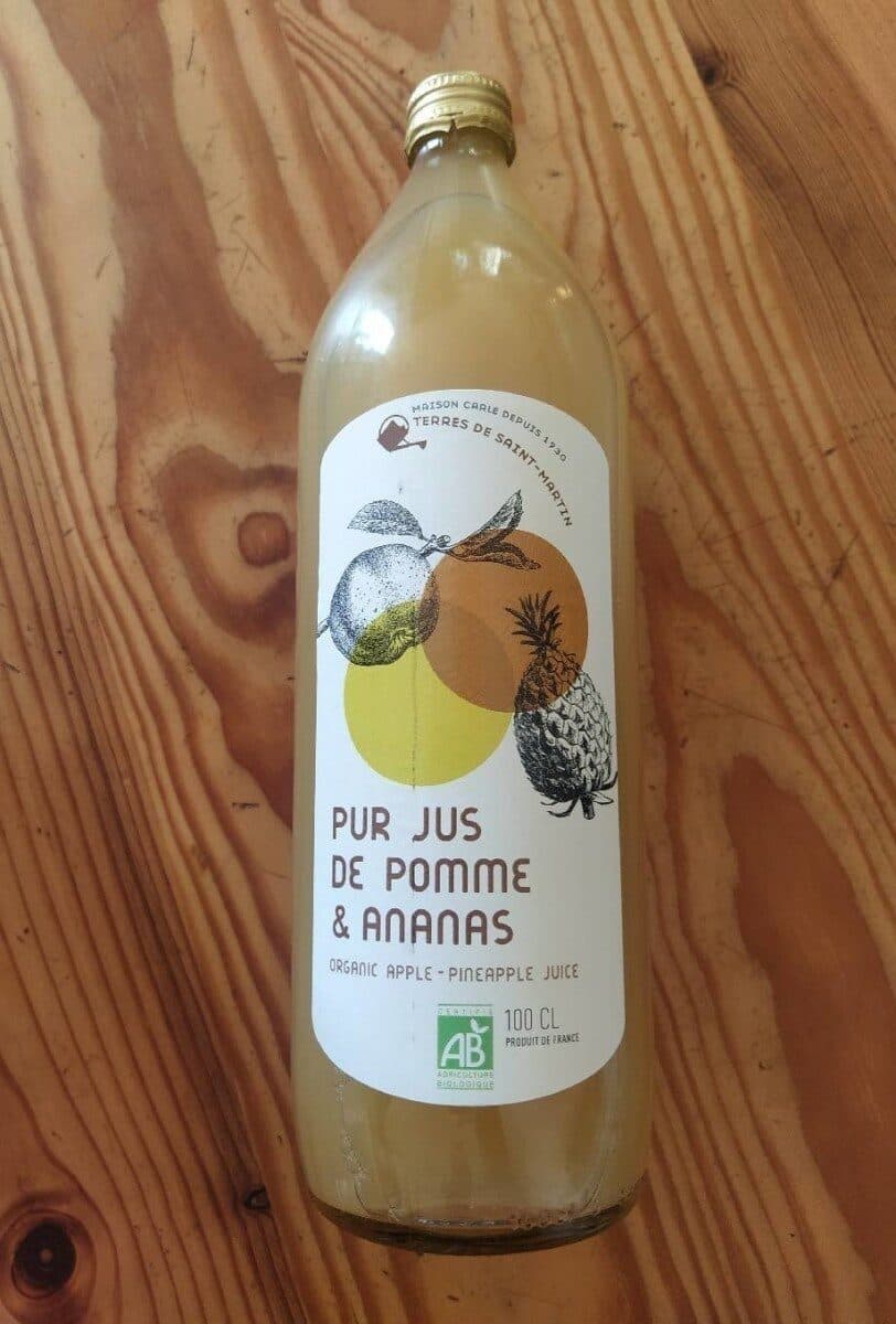 Open Food Facts Pur jus de pomme et ananas packshot