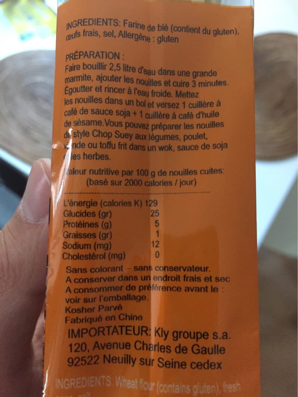 Klytea Egg Tagliatelle packshot