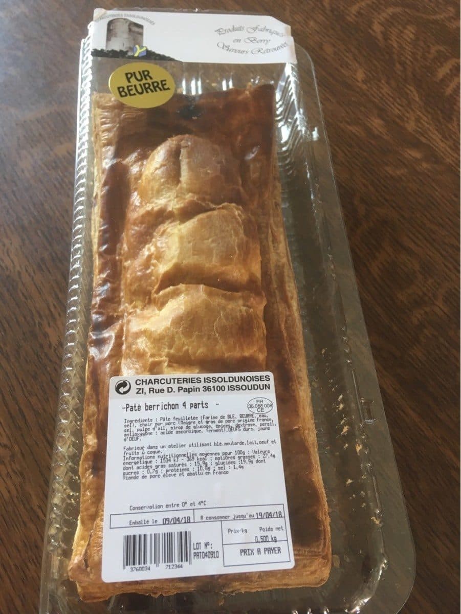 Open Food Facts Paté berrychon 4 parts packshot