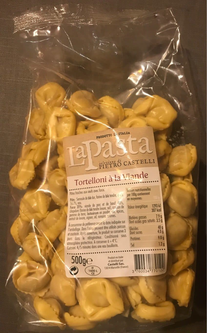 Pietro Castelli Tortelloni à la Viande packshot