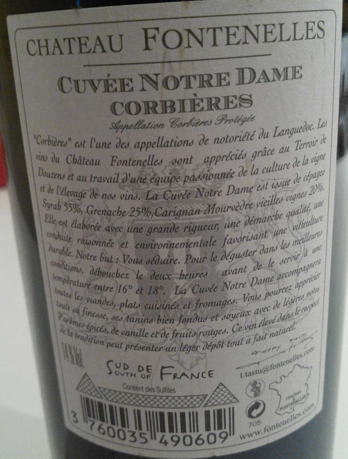 Château Fontenelles Château Fontenelles 2011 packshot