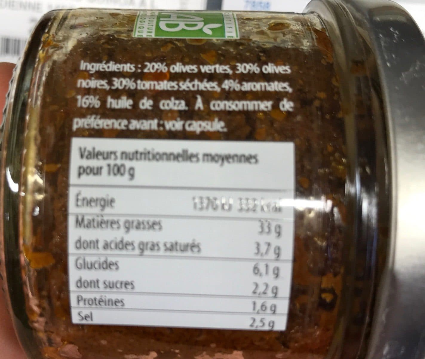 Open Food Facts Panache provencal packshot