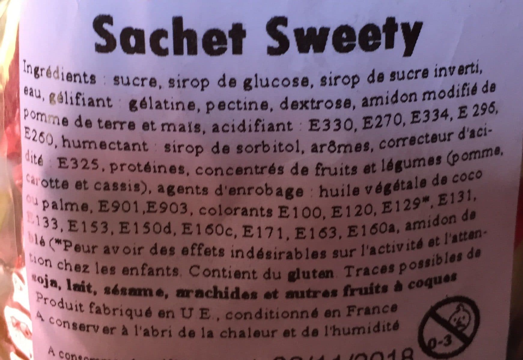 Open Food Facts Sachet Sweety packshot