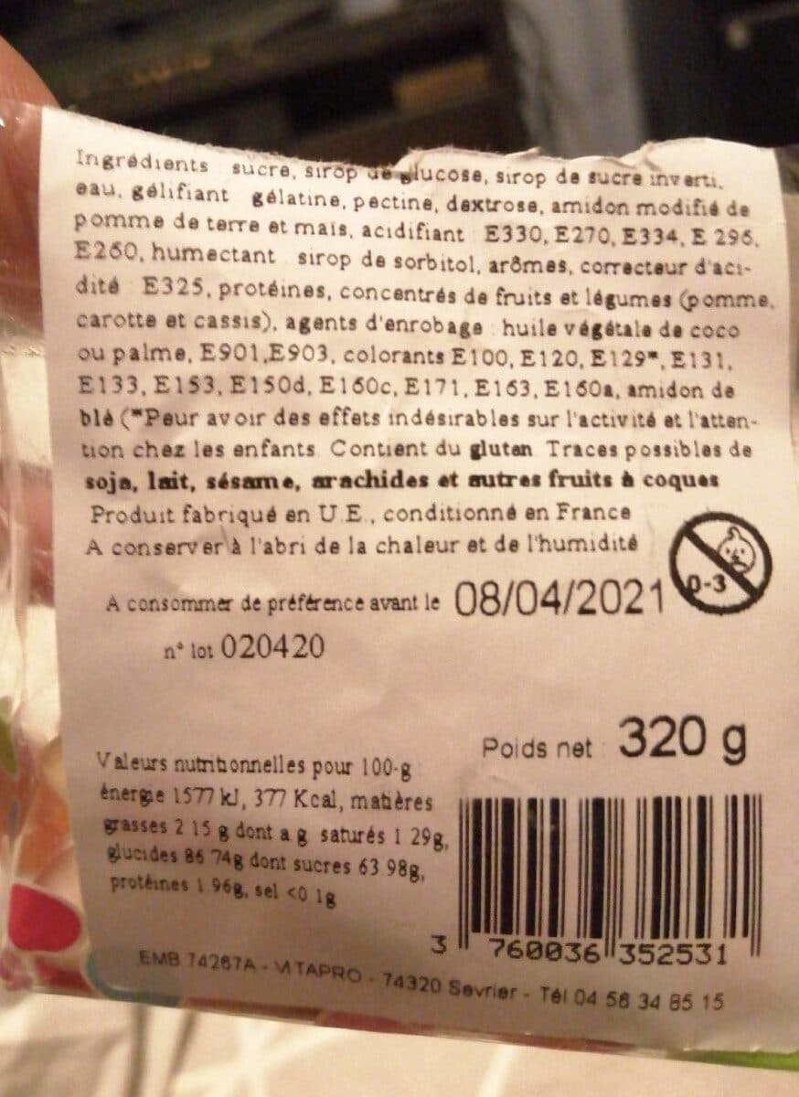 Open Food Facts Sachet Sweety packshot