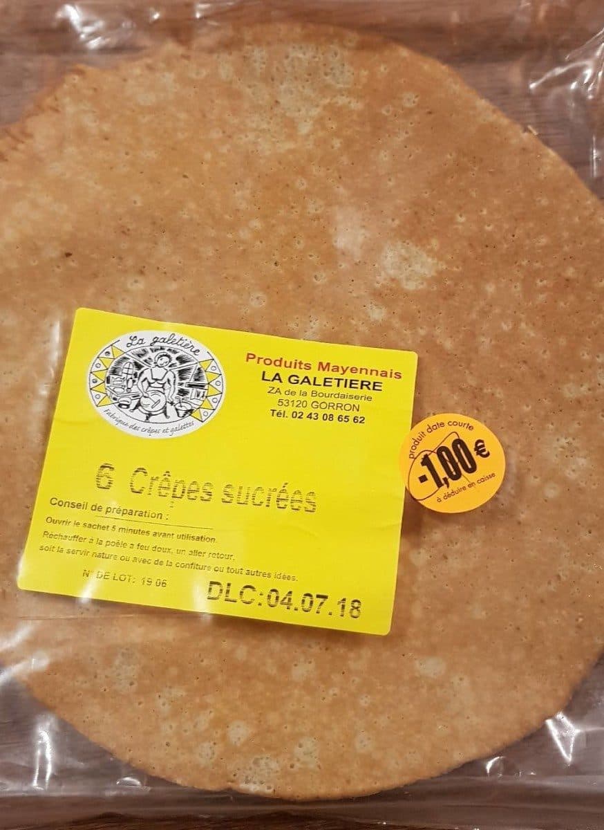 La Galetière 6 Crêpes Moelleuses packshot