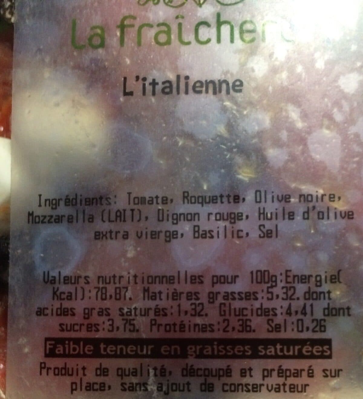 Open Food Facts L italienne packshot