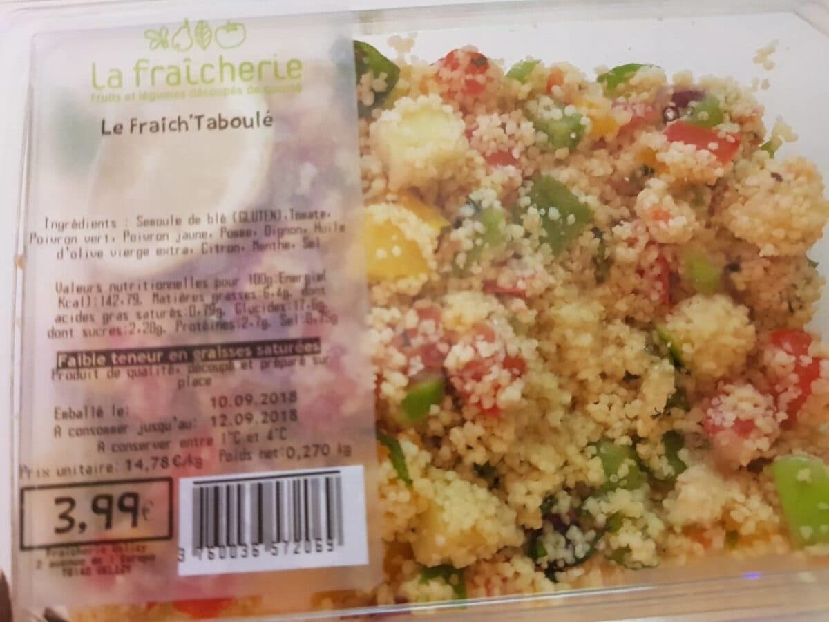 La Fraîcherie Le Fraich' Taboulé packshot