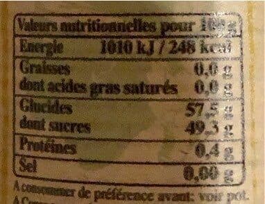 Jean paul vincensini et fils Confiture De Cédrat Bio packshot