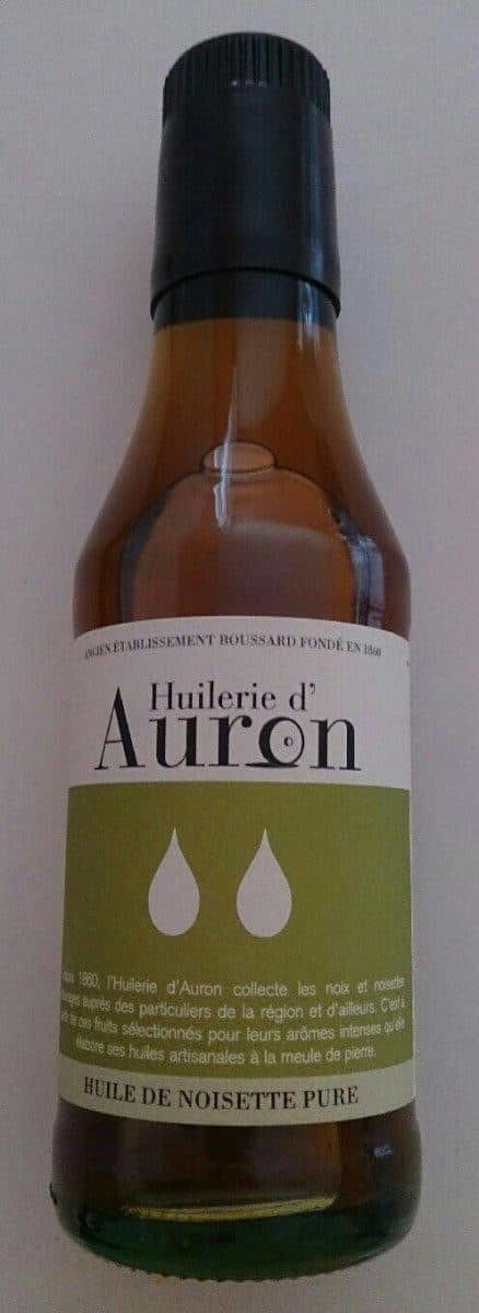 Huilerie d'Auron Huile de noisette pure packshot