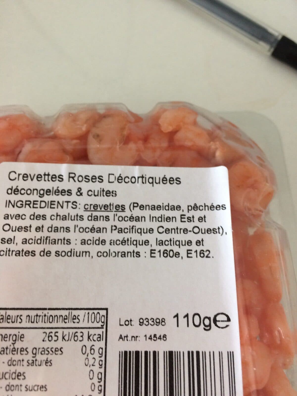 Delicemer Crevette Rose Decort.110G, packshot
