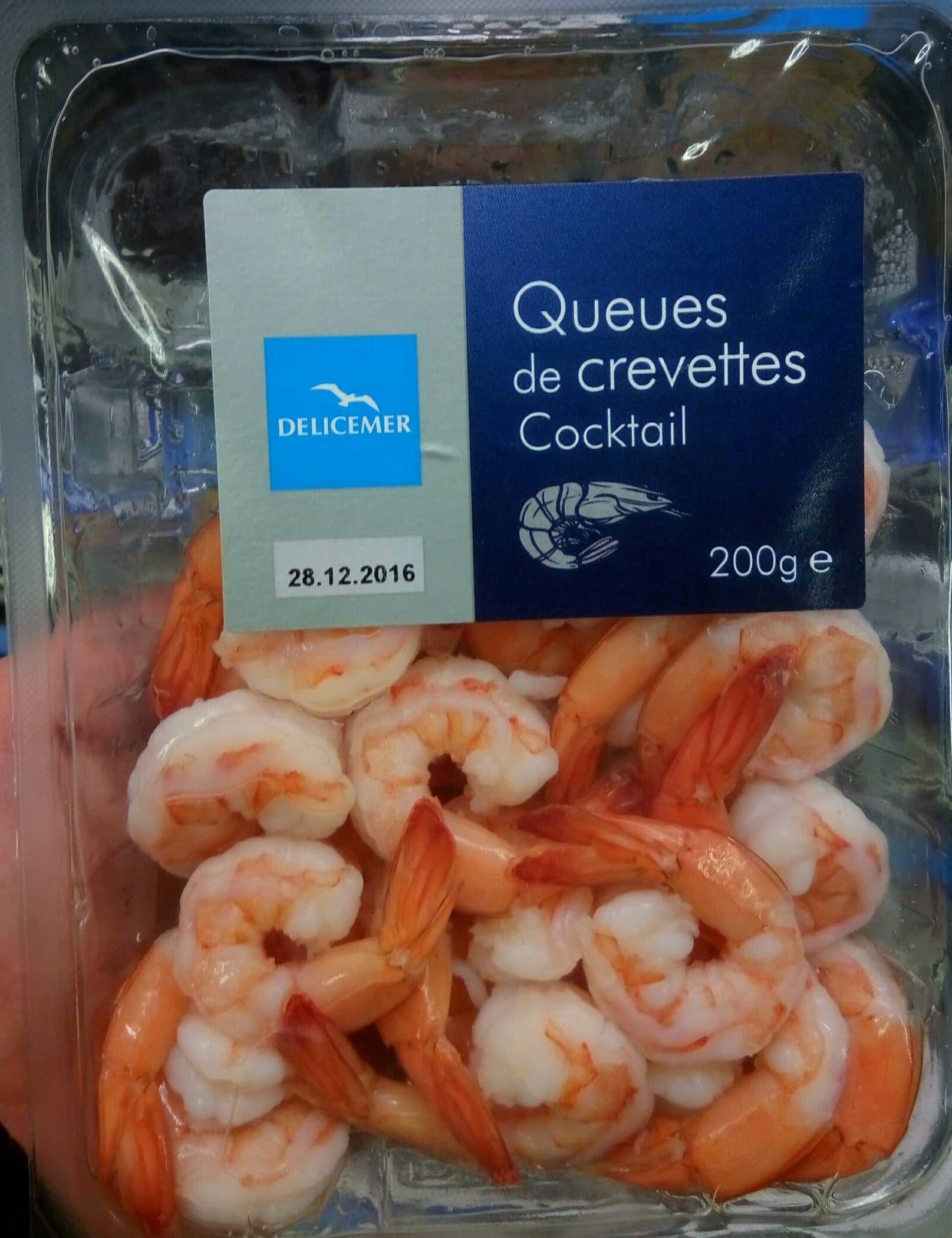 Delicemer Queues de crevettes Cocktail packshot