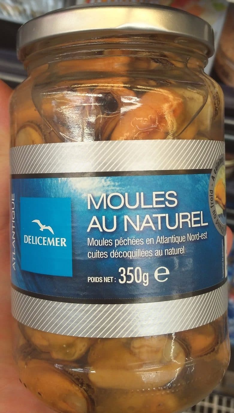 Delicemer Moules au naturel packshot
