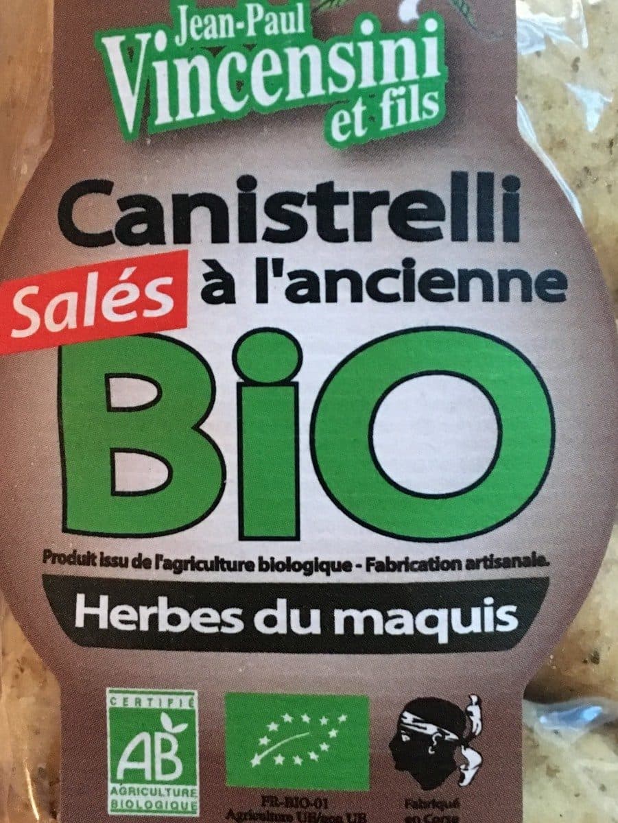 Open Food Facts Canistrelli àl'ancienne packshot