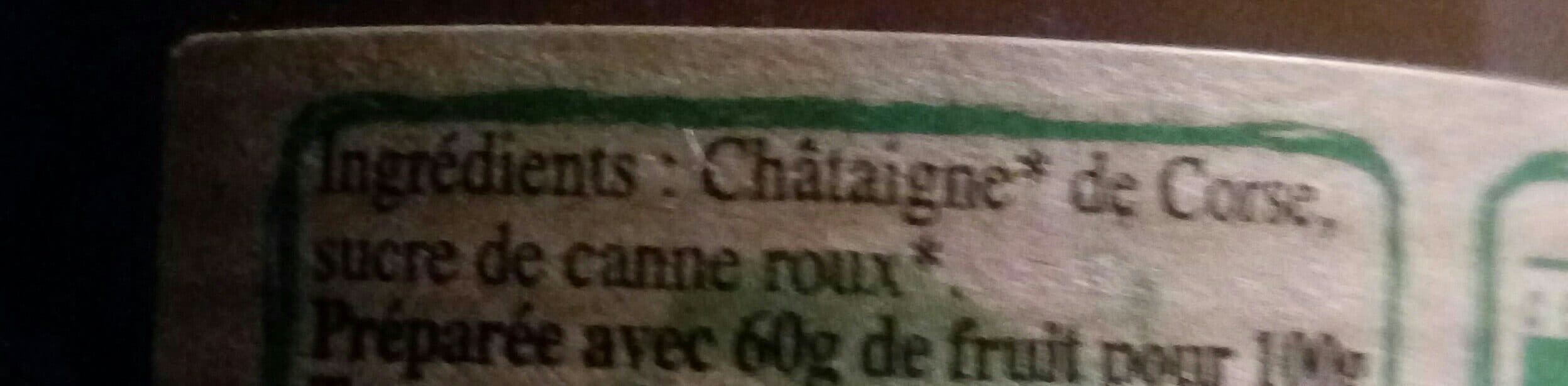 Jean-Paul Vincensini et fils Confiture Corse extra Châtaigne Bio packshot