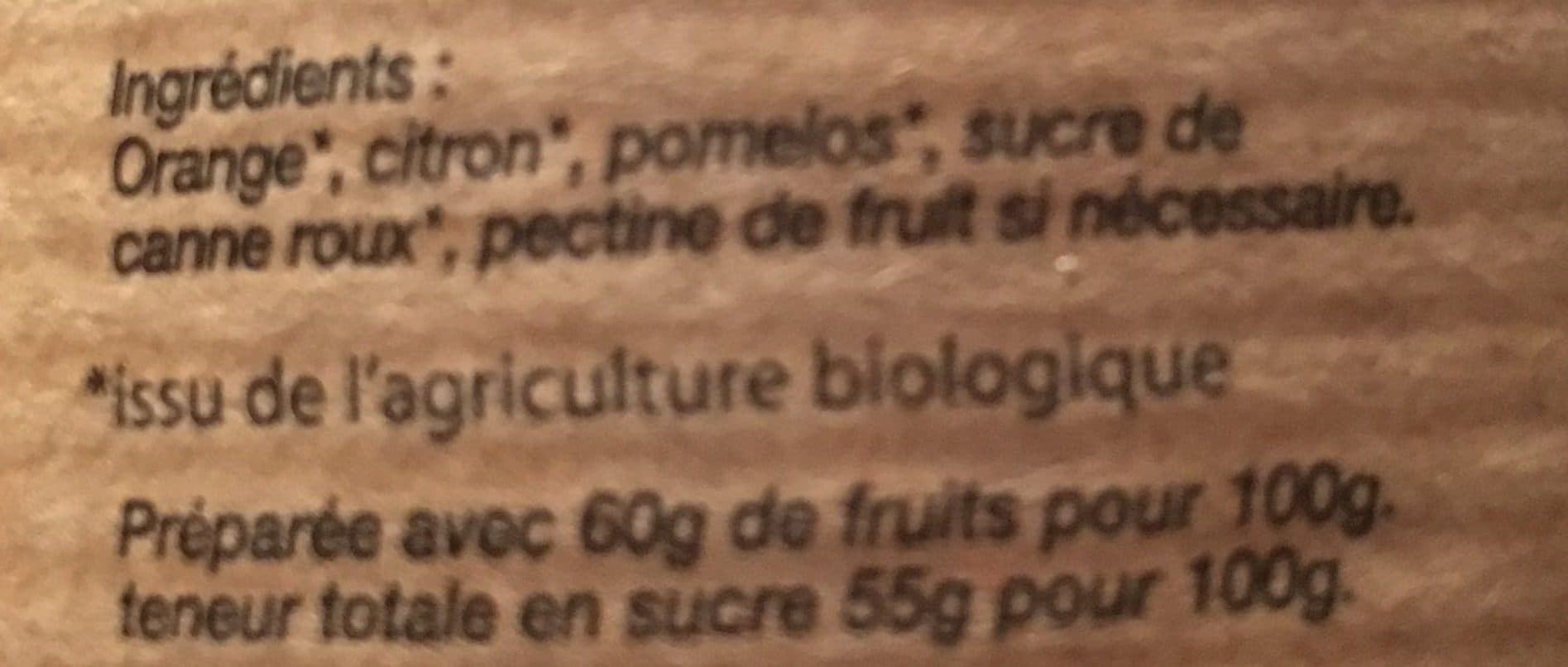 Désir de Corse Confiture 3 Agrumes Extra packshot
