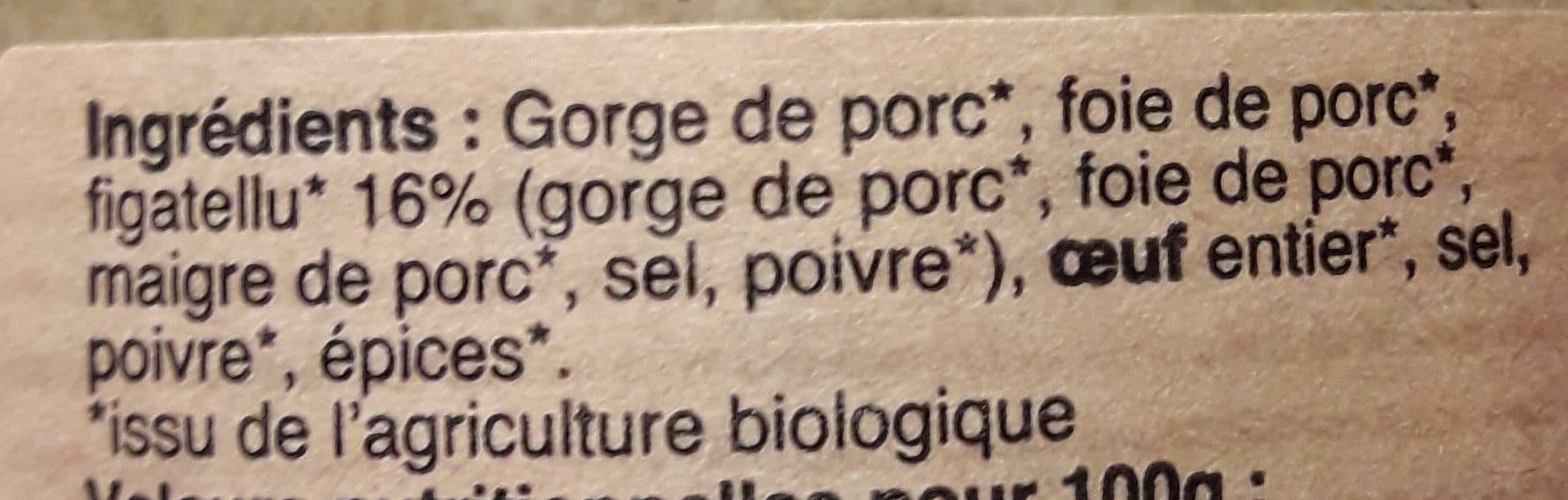Desir de Corse Terrine Figatellu packshot