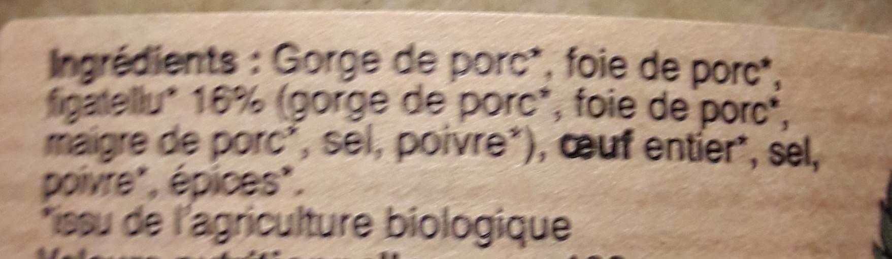 Desir de Corse Terrine Figatellu packshot