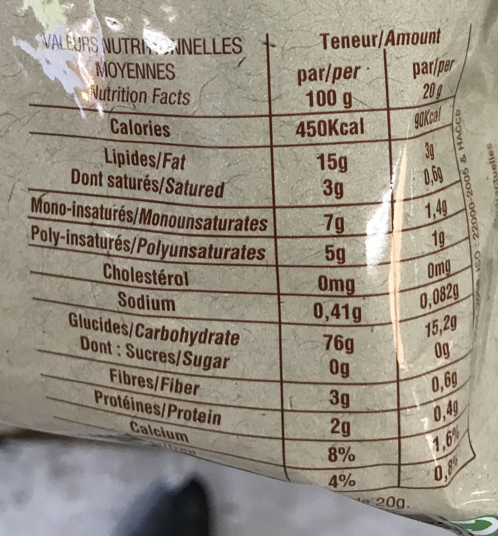 Krags Chips de Manioc Nature packshot