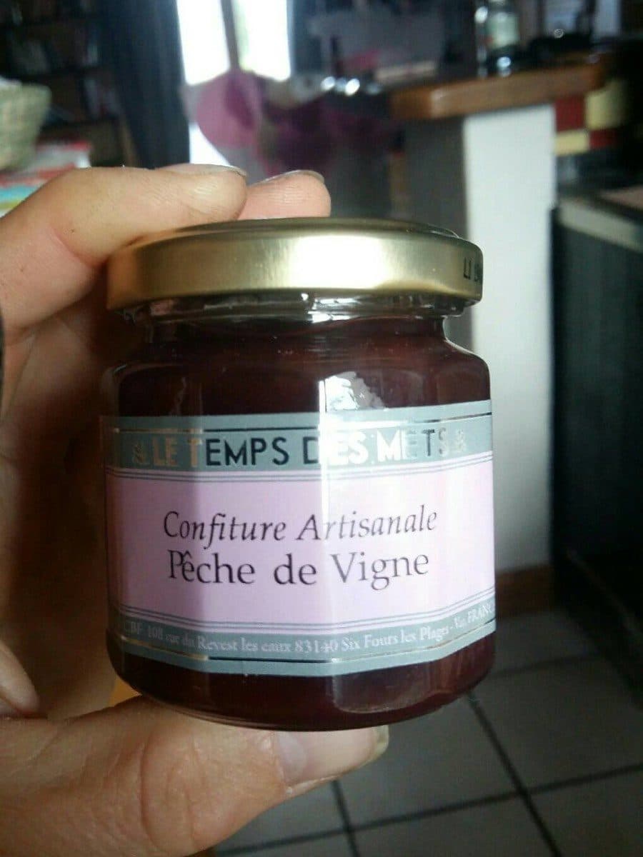 Open Food Facts Confiture Artisanale de Pêche de Vigne packshot