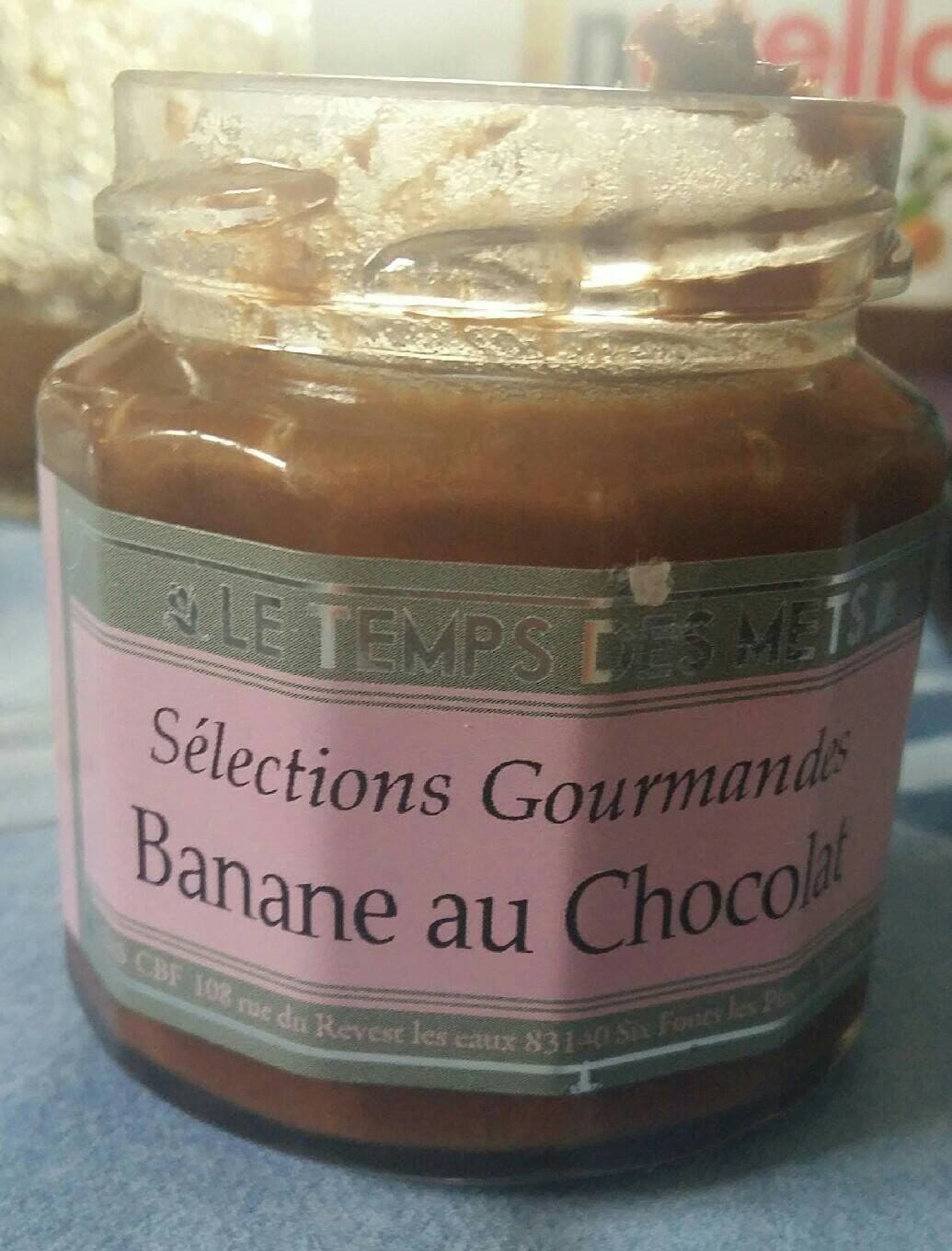 Le Temps Des Mets Pâte à tartiner Chocolat Banane packshot