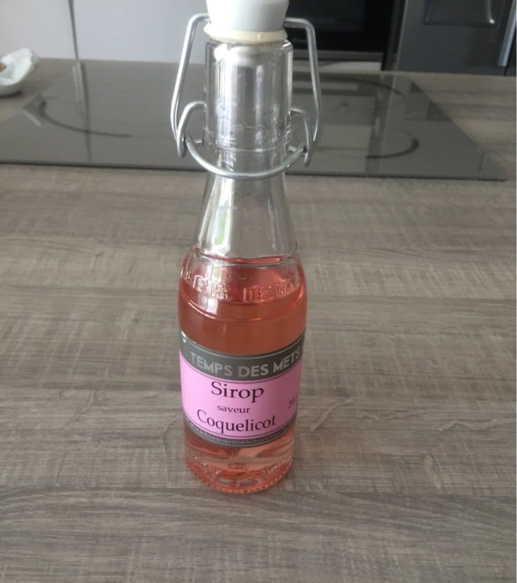 Le Temps Des Mets Sirop Aromatisé Coquelicot - 20 CL - Le Temps Des Mets packshot