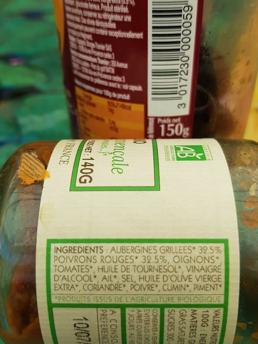 Open Food Facts Tartinade bio tartine à la provençale packshot