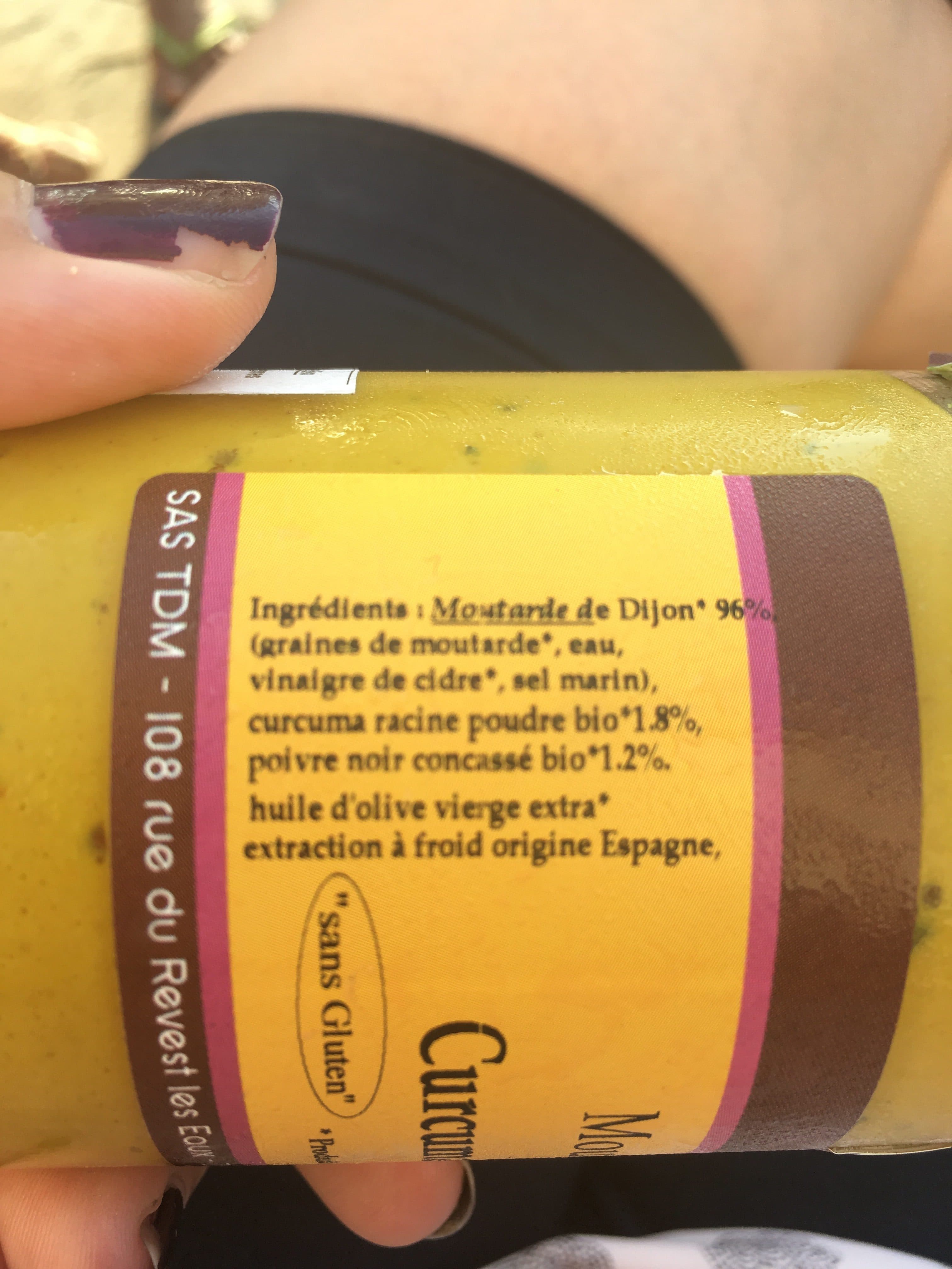 Notre Terre Moutarde biologique packshot