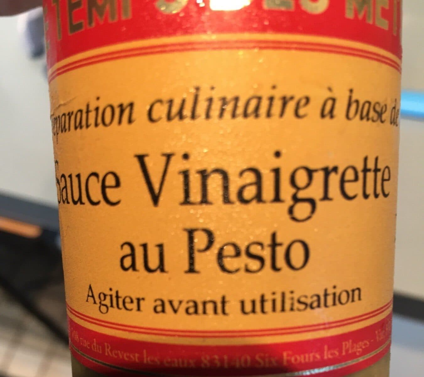 Open Food Facts preparation vinaigrette packshot