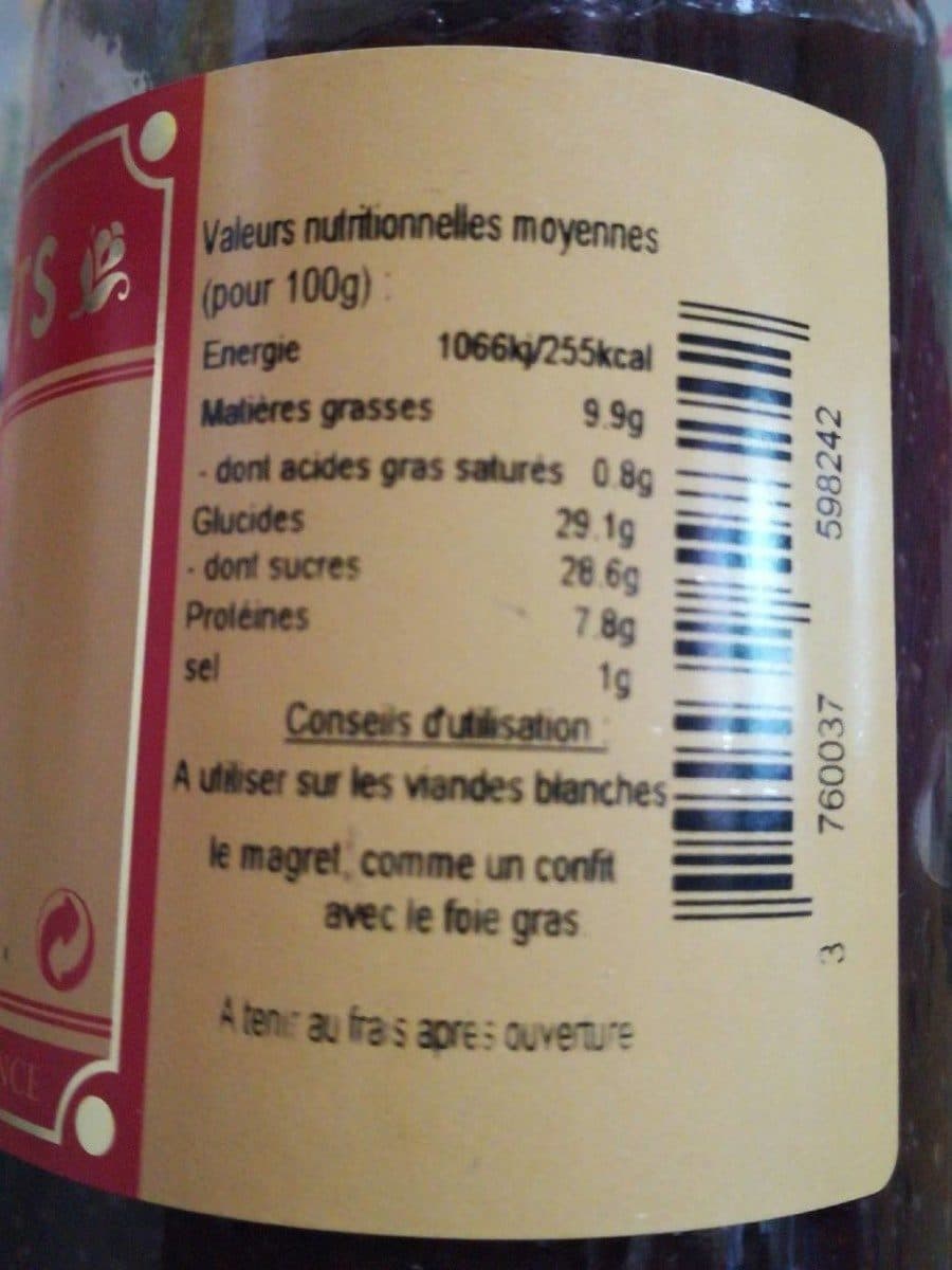 Open Food Facts Moutarde aux moût de raisin packshot